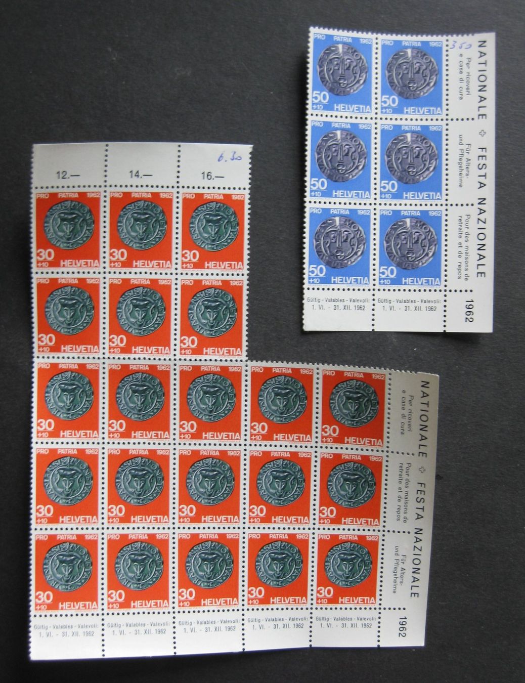 Tous les timbres: PP 1962 postfrisch – Neuf (Voir description) à Frauenfeld par Interessent1 3