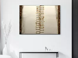 Bernard Aubertin – Dessin de feu – 100 x 70 cm – Jahr 1974