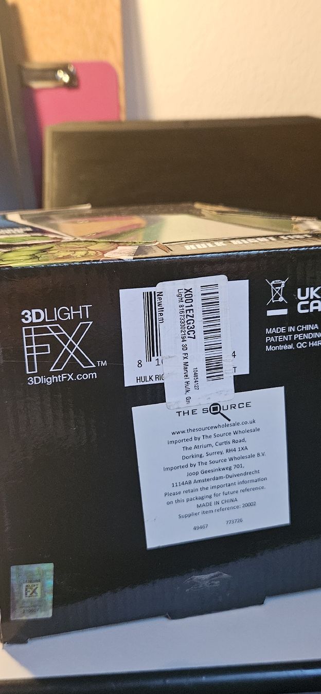 Lampen: Marvel Avengers Hulk Faust Lampe – Gebraucht aus Belp von Ginus85 3
