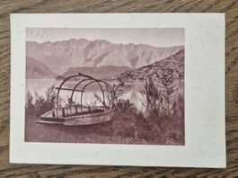 Stimmungdvoll am Luganersee vor Monte Generoso 1934