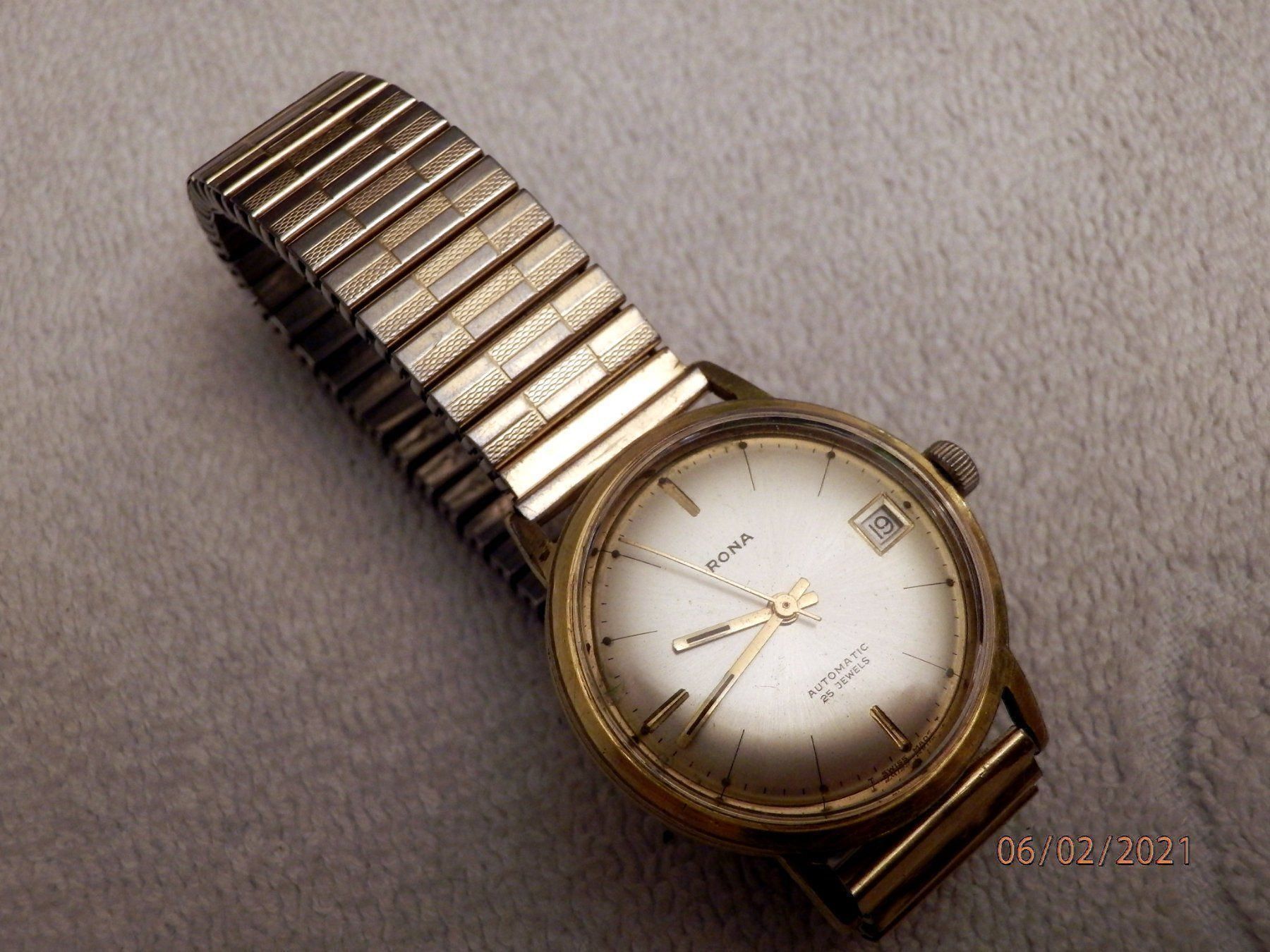 Orologi: Rona, Armbanduhr, Automatic, 25 Jewels – Usato da Ueberstorf venduto da dinbau 7