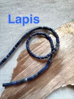 Lapis Lazuli  Schlange Strang    4mm      auf Flexdraht