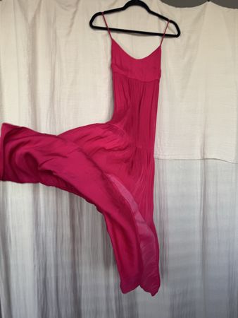 Kleid lang Pink Spagettiträger neuwertig