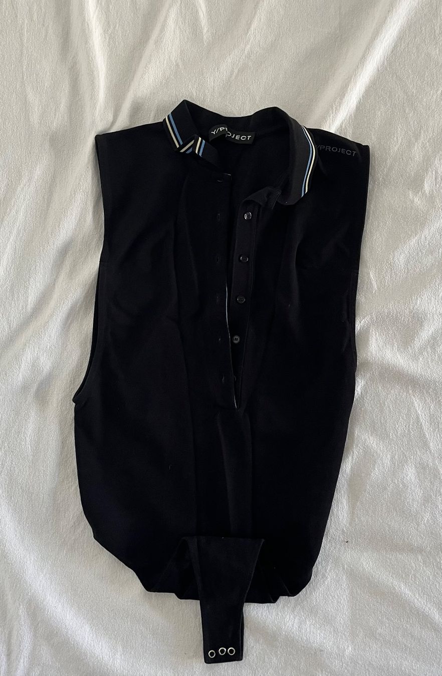 Magliette Polo: Y/project, body polo noir – Usato da Genève venduto da dachaw 2