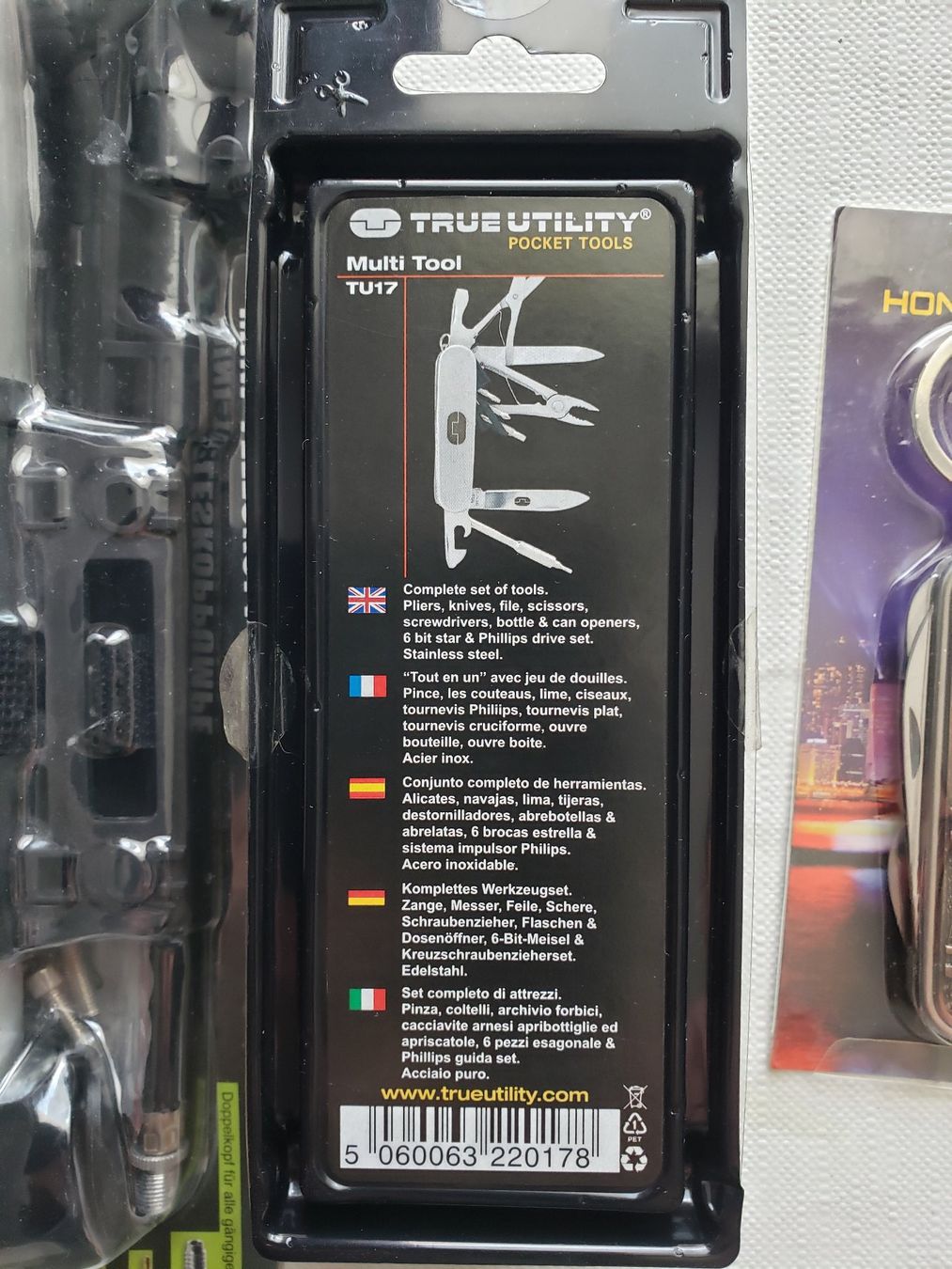 Coltelli tascabile: "Wundertüte" Fieree Tiger Feuerzeug, Multitools, Velopumpe – Usato da Loveresse venduto da Gloveresse 2