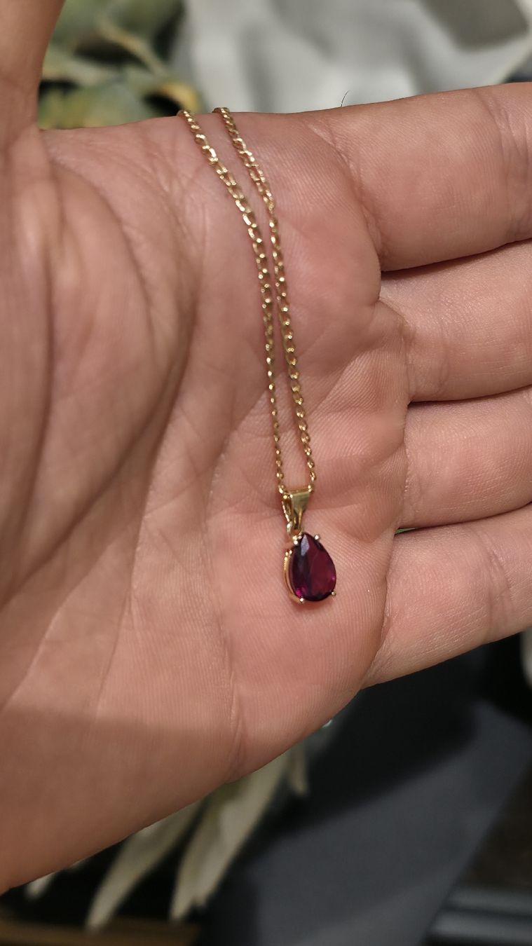 Catenine: Halskette Echtgold mit Rubin – Nuovo e nell'imballaggio originale da Hemmental venduto da BlingBling1 3