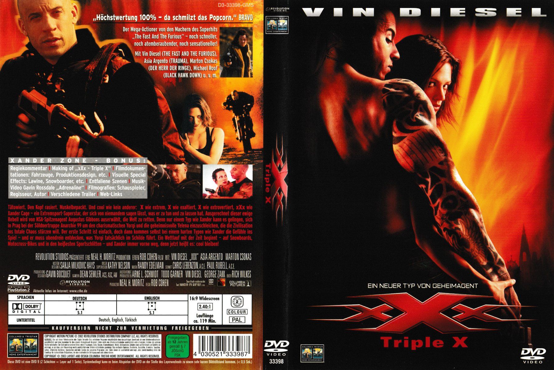 Tutti i DVDs: DVD - Triple X – Usato da Langnau am Albis venduto da MediaRescuerKeLoX