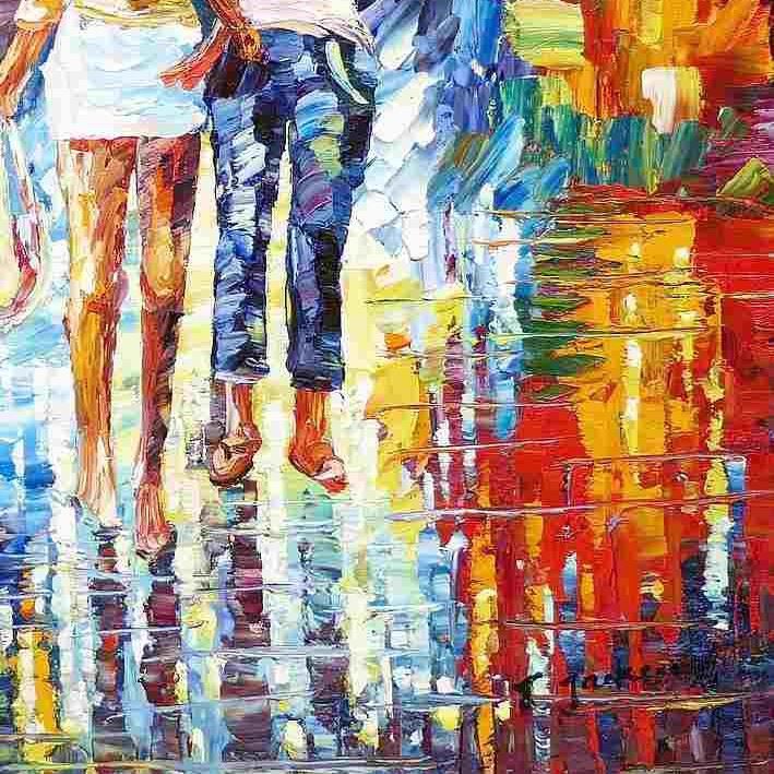 Riproduzioni & Creazioni: Modern Art - Umbrella walk – Nuovo (secondo la descrizione) da Larnaca venduto da KunstDepot24 4