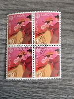 HELVEZIA Briefmarke Tanzpaar, 4er Block, Top Zustand!