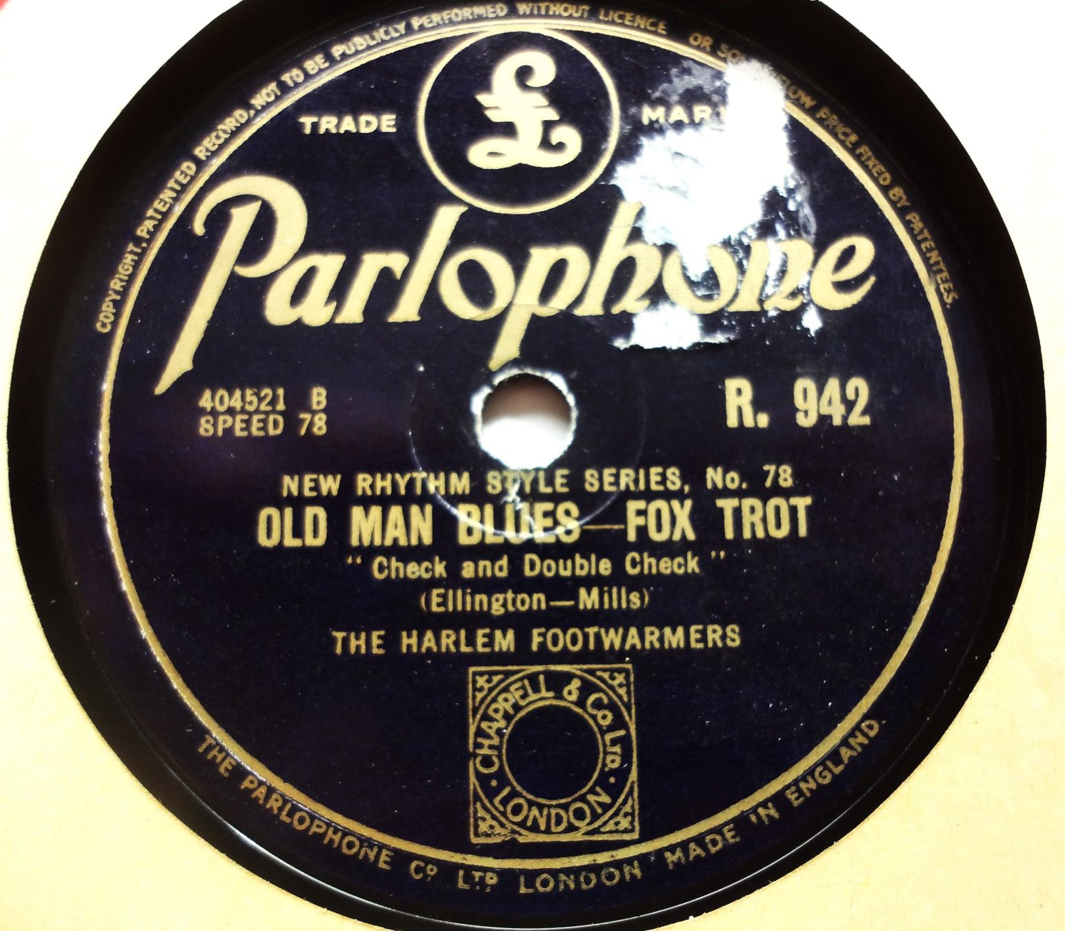 Dischi in vinile: Louis Armstrong, der bekannte Tiger Rag auf Schellackplatte – Usato da Hemishofen venduto da Phonomandy 2