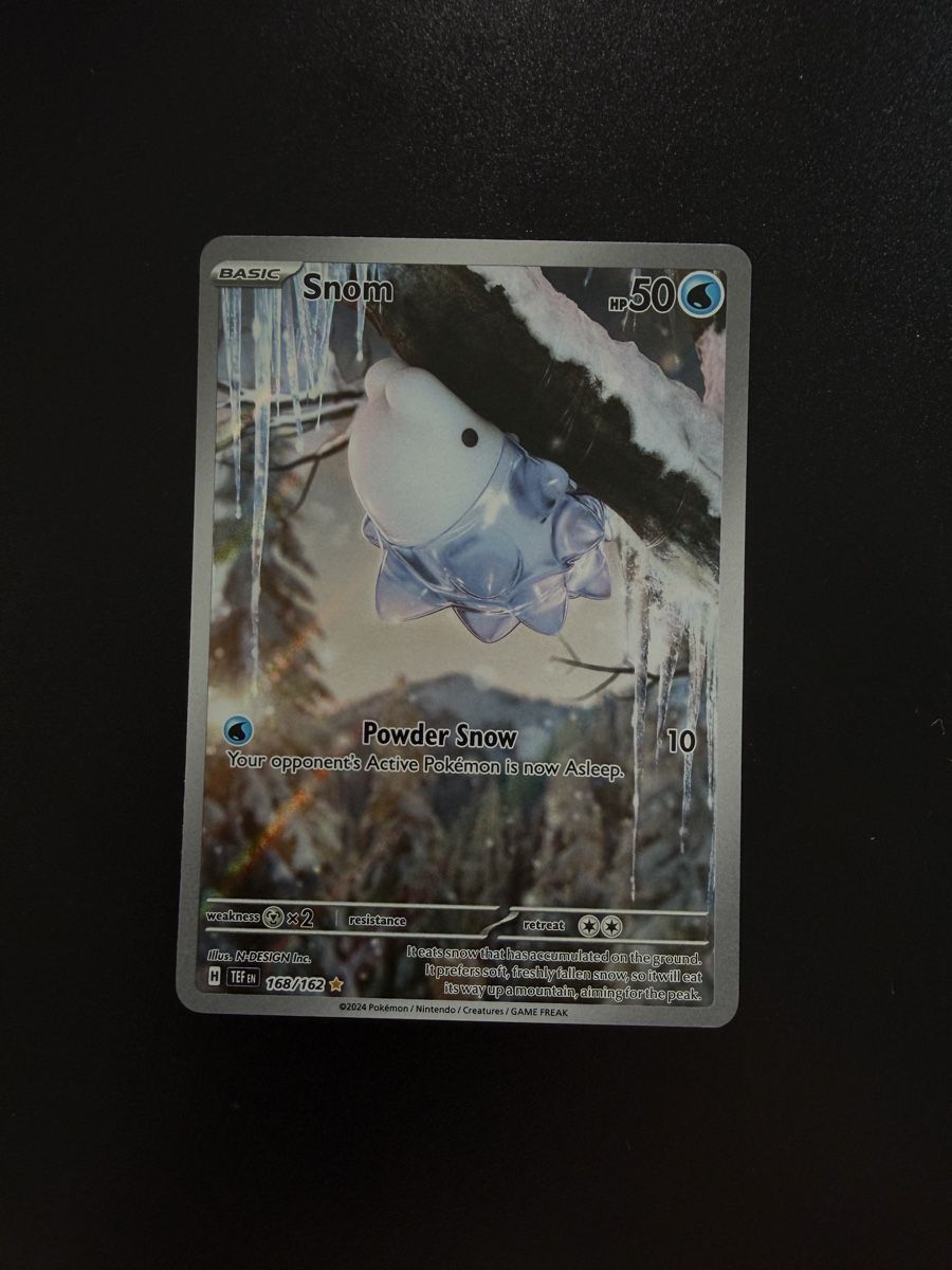 Pokémon Sammelbilder & Trading cards: Pokémon Snom TEF 168/162 EN – Neu (gemäss Beschreibung) aus Cademario von Yleeyle