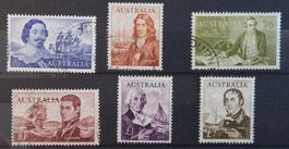 Australien Kat. 331-336 gest. 1963 Kat. 120 Euro