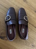 Bally Loafer Damen braun Grösse 41 Leder mit Schnalle