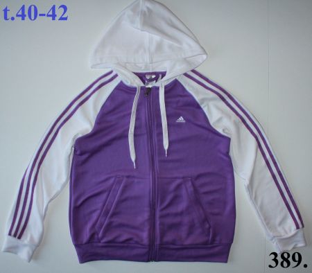 Veste de sport Adidas climalite violet et blanc   t. 40 - 42