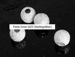 Perle 5mm (925 Sterling Silber)