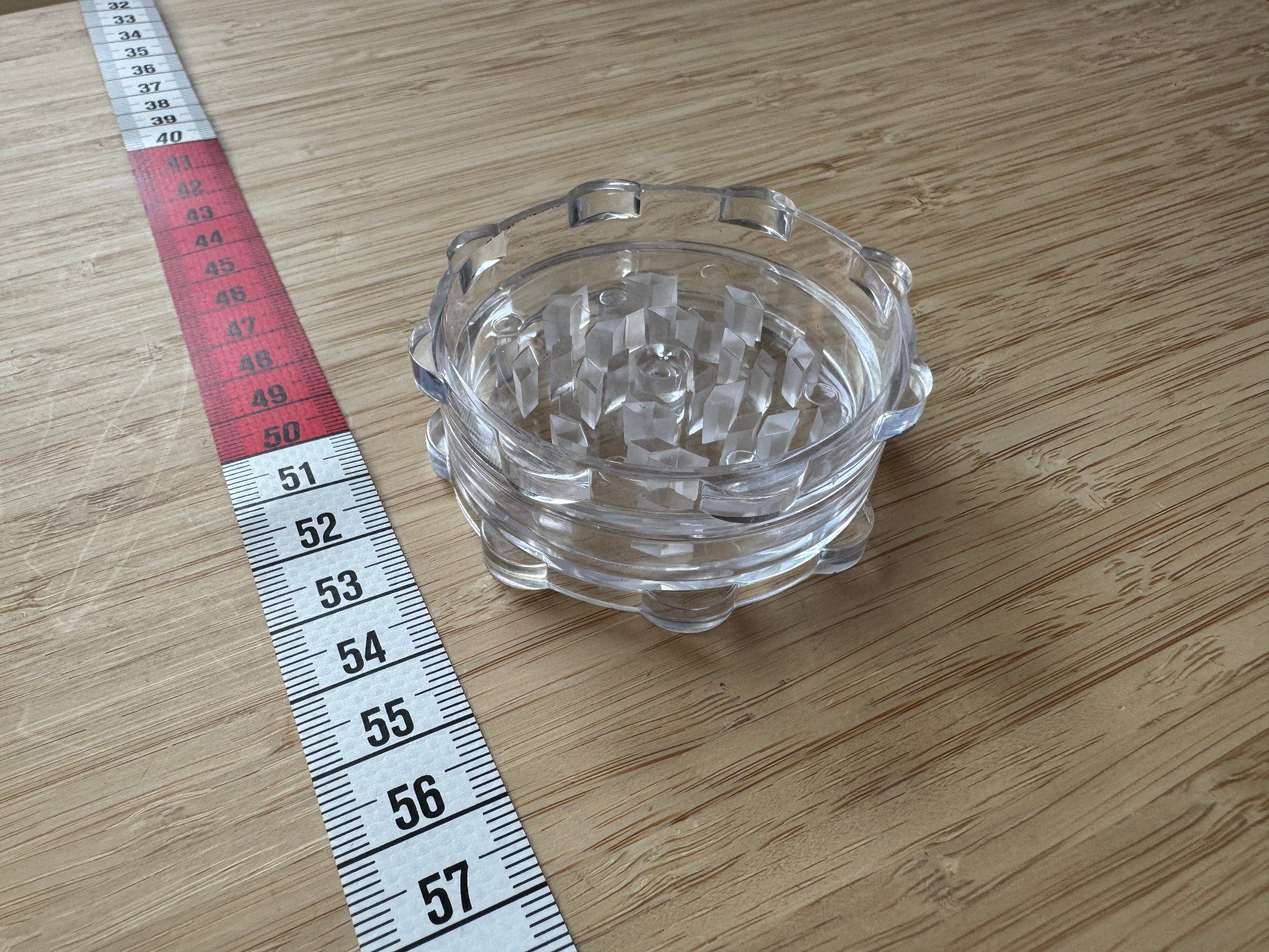 Tabacchi: durchsichtiger Grinder, Mühle, white, transparent – Nuovo e nell'imballaggio originale da Winterthur venduto da YaV 1