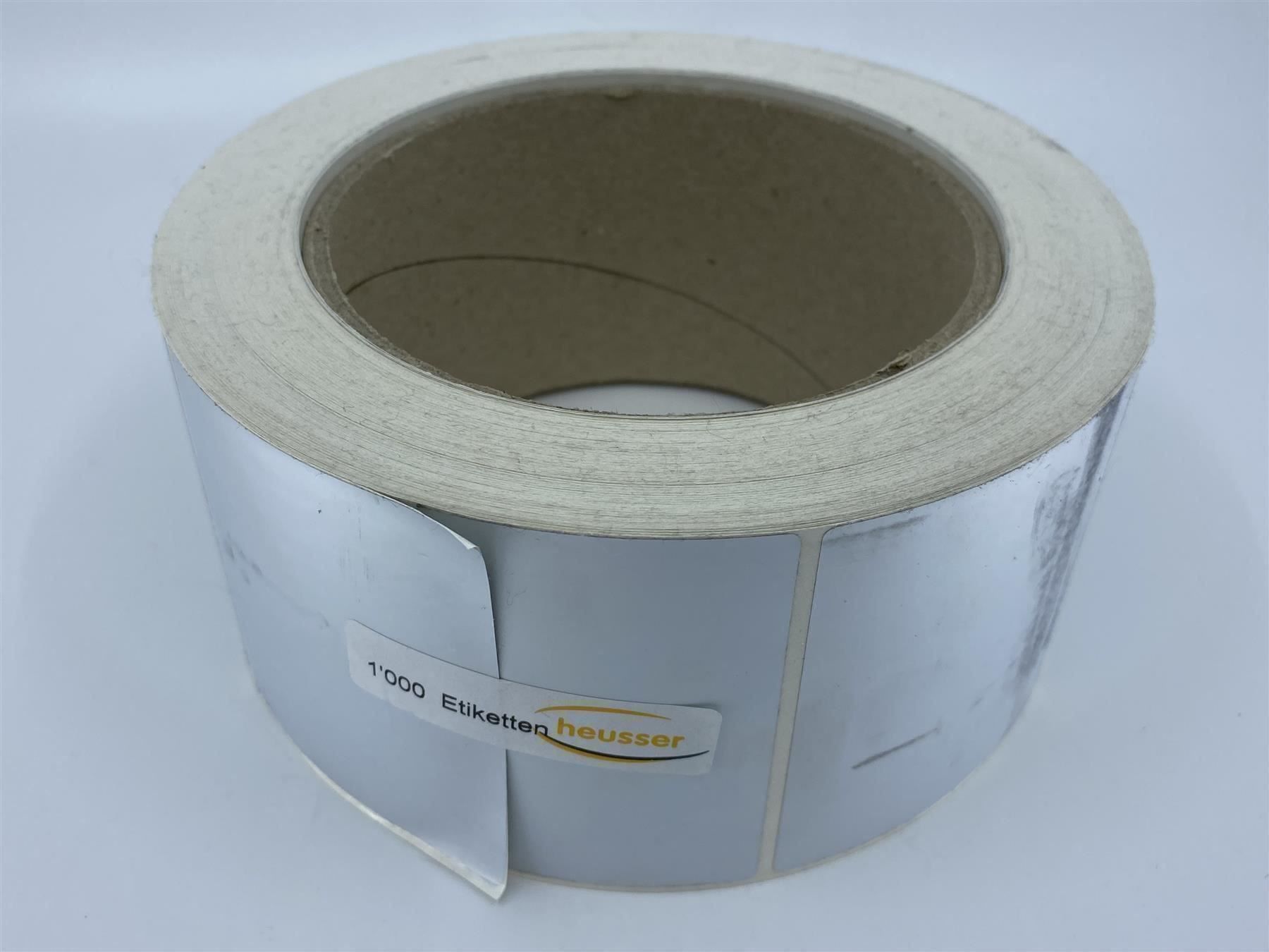 Sticker: Rolle mit ca. 1000 Silber-Etiketten – Usato da Langwiesen venduto da Restposten-24 1