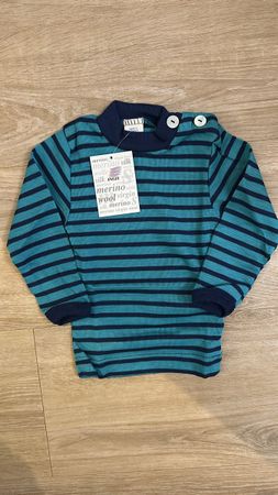 Neu Engel Wolle/Seide Langarmshirt Grösse 62/68