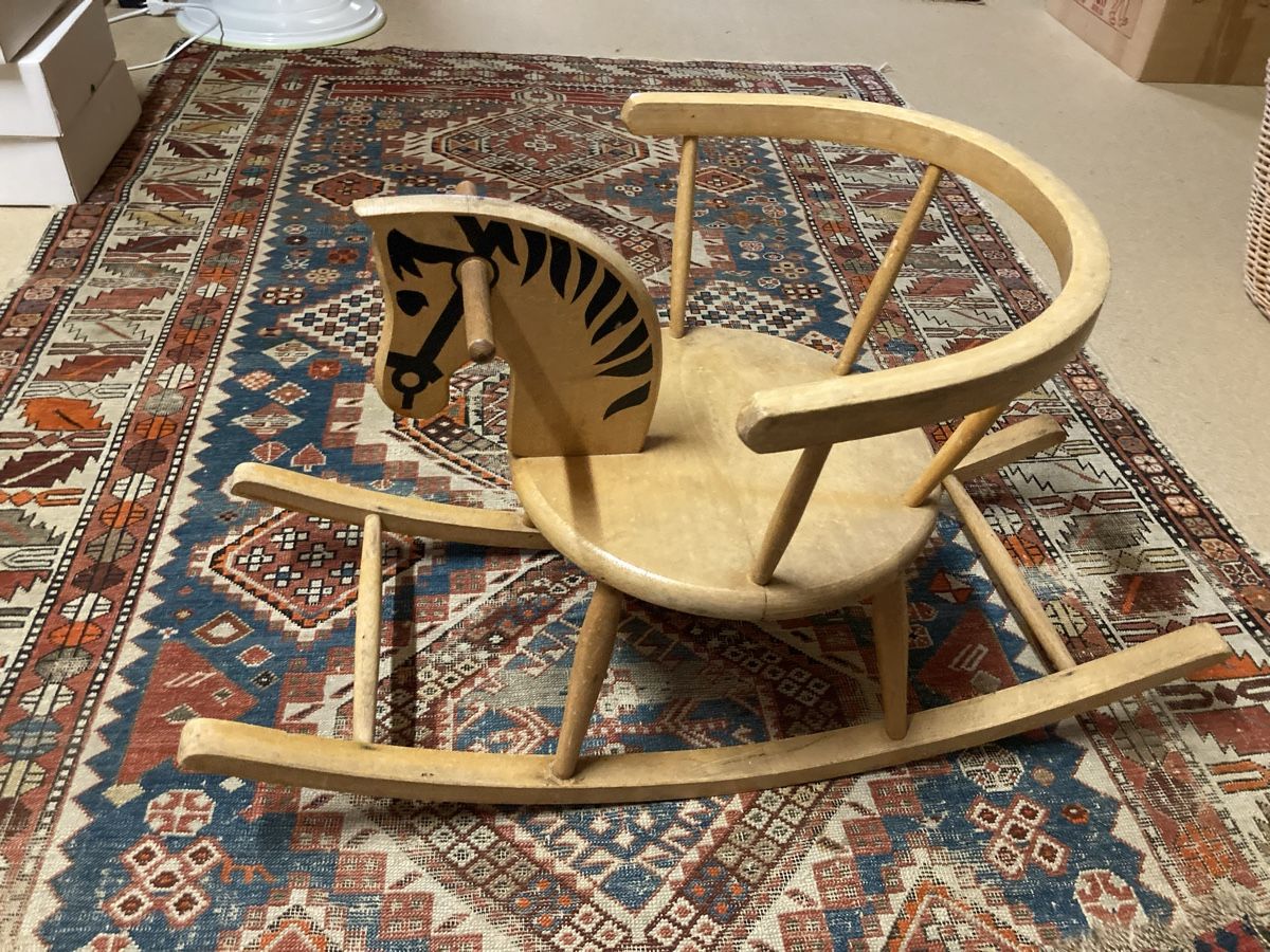 Giocattoli: Schaukel Pferd Holz – Usato da Kesswil venduto da Branca-01 1