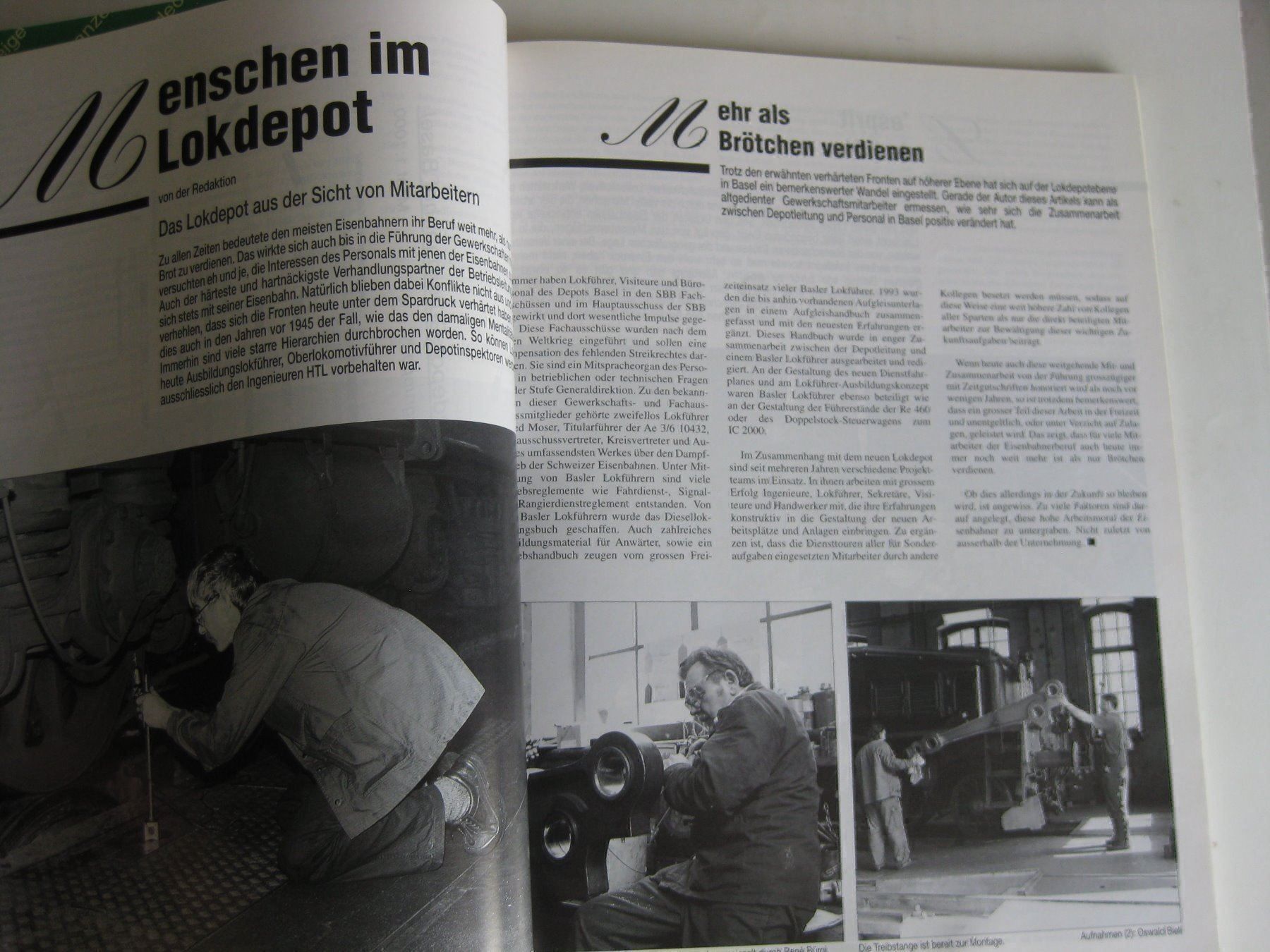 Zeitschriften & Magazine: Broschüre Lokomotivdepot Basel – Gebraucht aus Buchs ZH von swiss-train 1