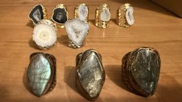 Set Modeschmuck Ringe