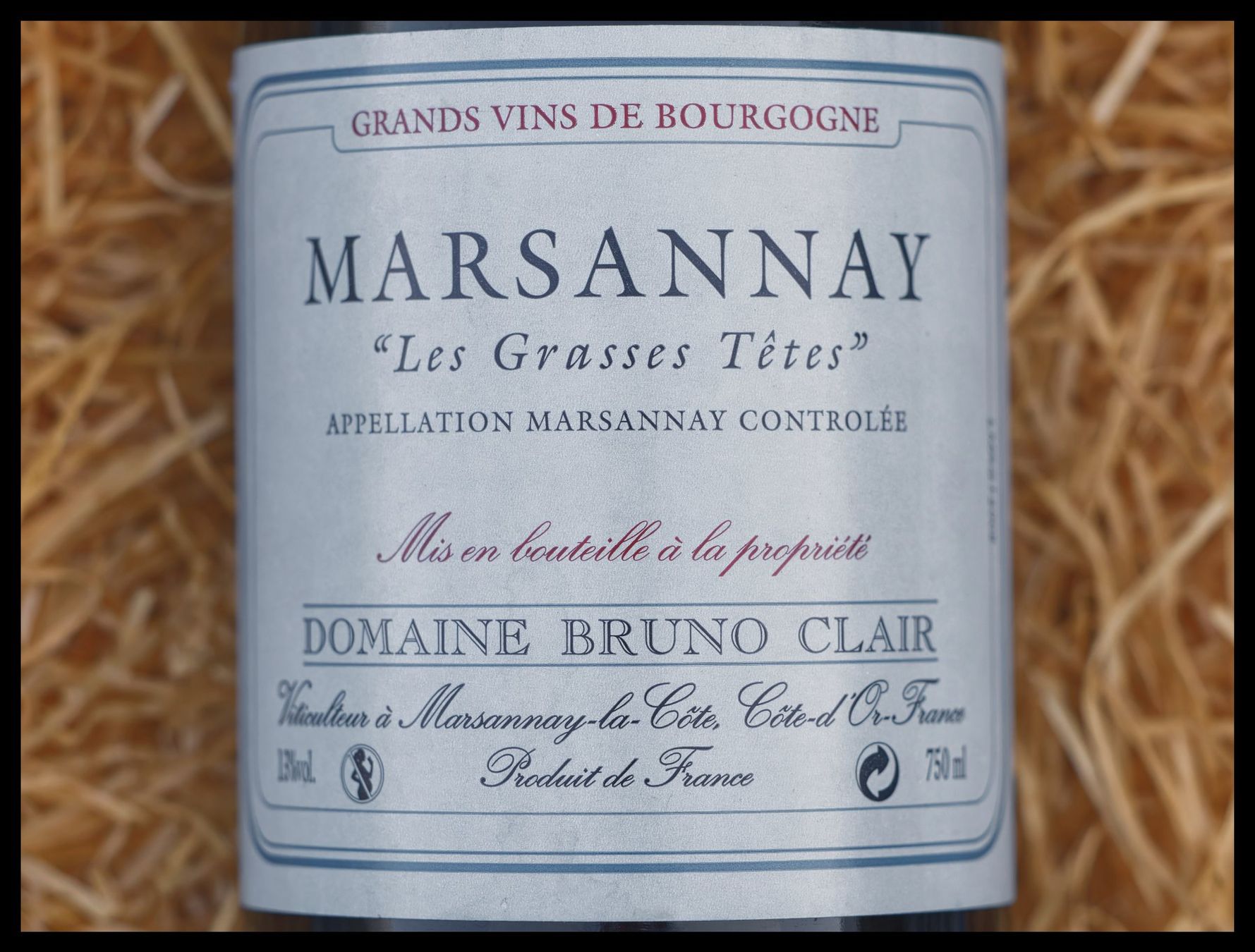 Vino: MARSANNAY - 2009 "Les Grasses-Têtes" Domaine Bruno CLAIR – Usato da Onex venduto da gonsla
