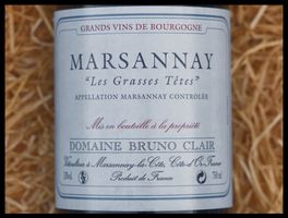 MARSANNAY - 2009 "Les Grasses-Têtes" Domaine Bruno CLAIR