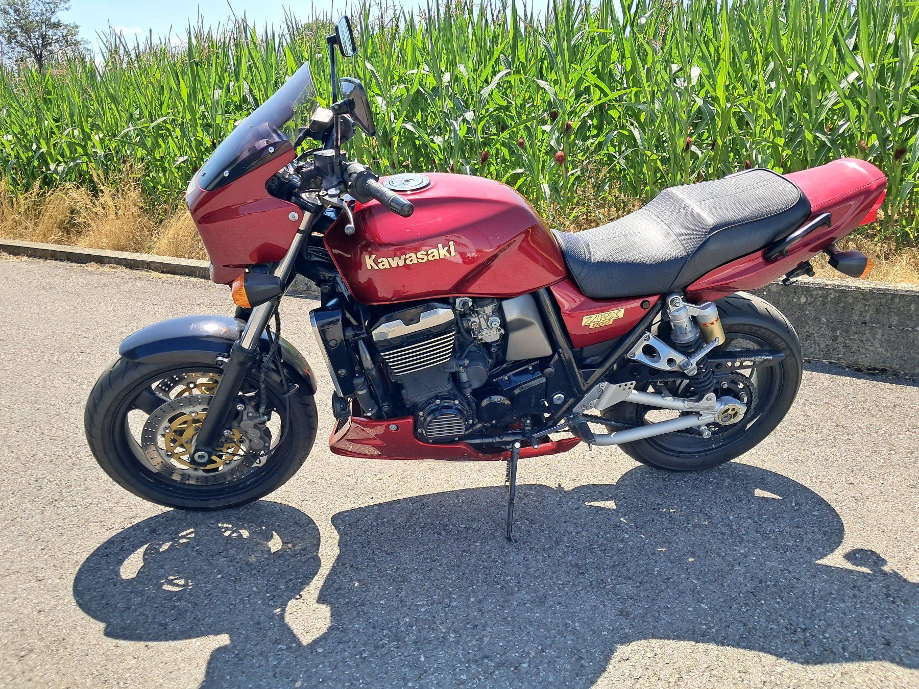 Kawasaki Strasse: Kawasaki ZRX 1100 expertisée – Gebraucht aus Chénens von raspou49 1