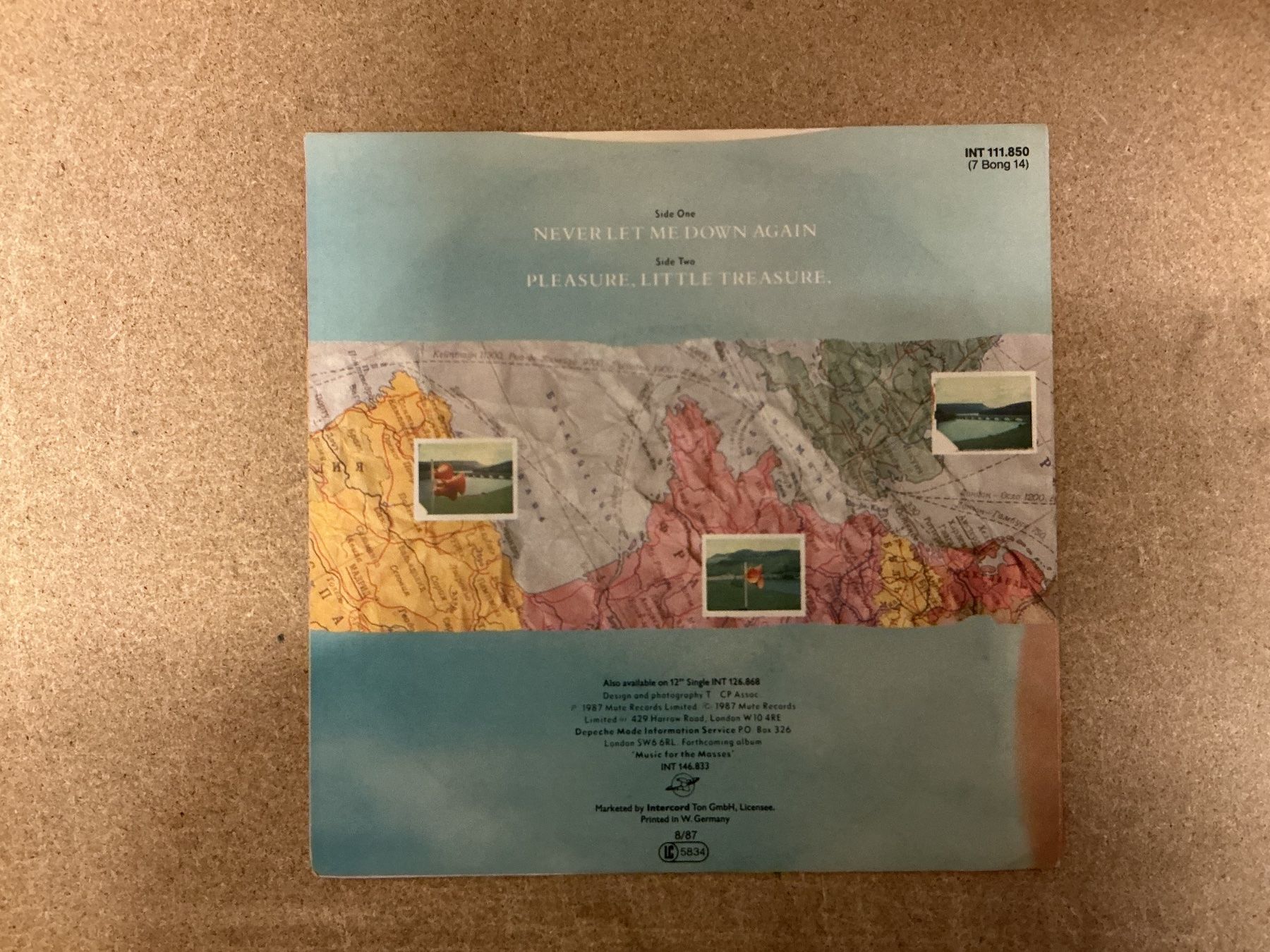Dischi in vinile: Depeche Mode Single - Never Let Me Down Again – Usato da Winterthur venduto da Tumko-Vinyl 1