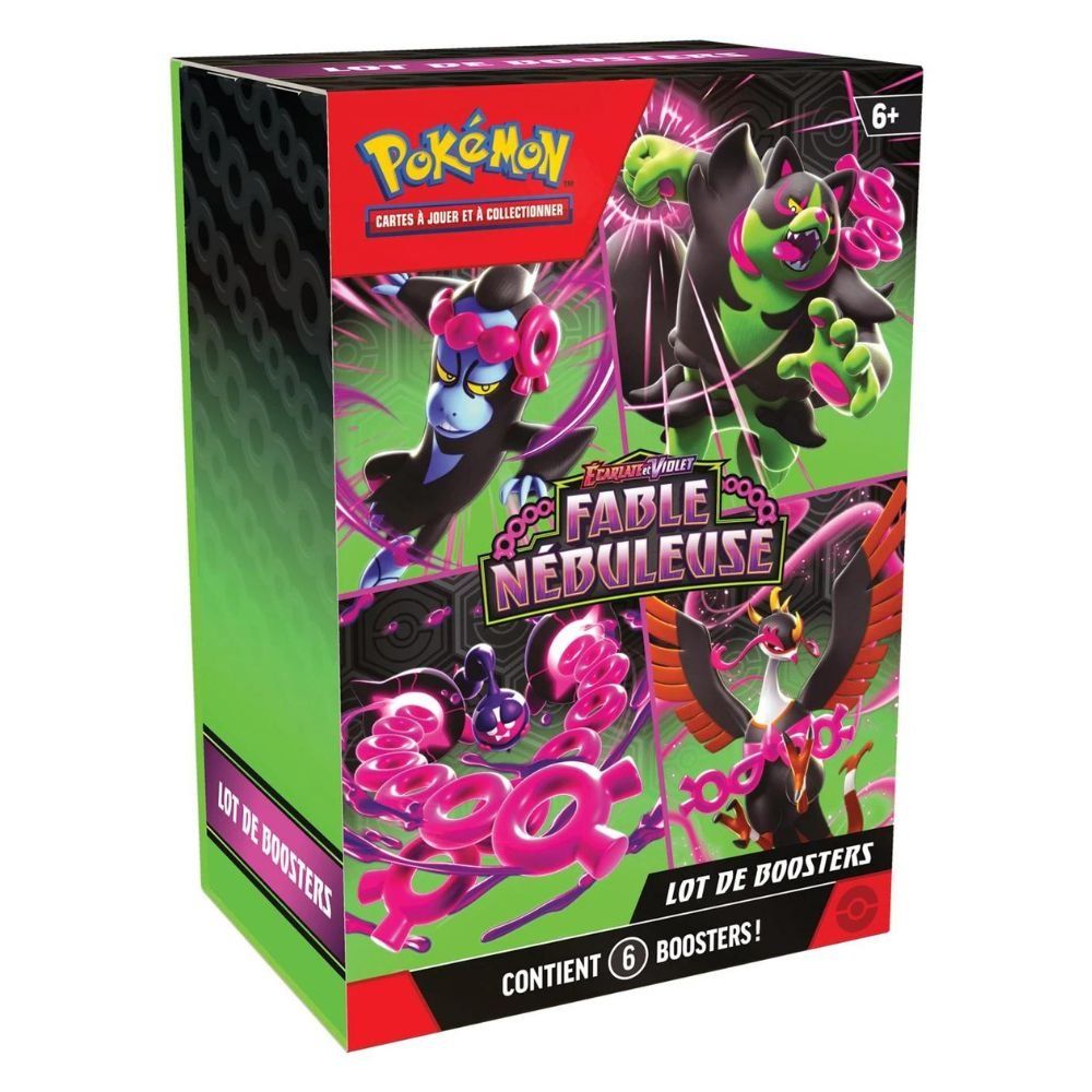 Pokémon Carte collezionabili: Fable Nébuleuse 6 Boosters Pokémon FR SV06.5 – Nuovo e nell'imballaggio originale da Genève venduto da Cardtreasure