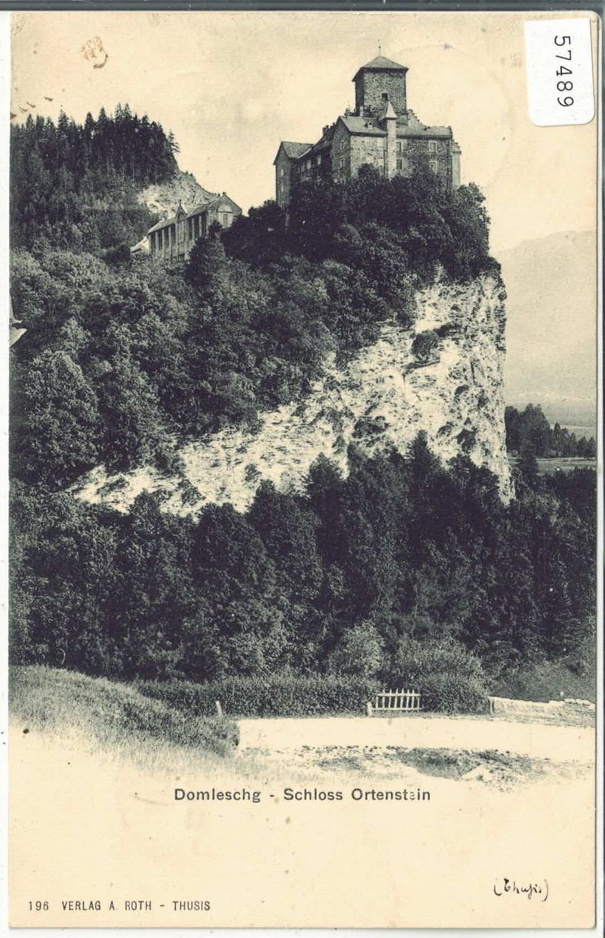 Cartes postales: Albulabahn - Schloss Ortenstein - Domleschg – D'occasion à Ettingen par Kartenplanet
