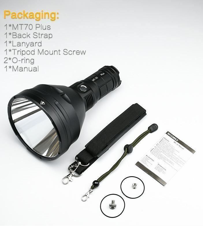 Lampade: Der Throwerking: Mateminco MT70 Plus – Nuovo e nell'imballaggio originale da Arbon venduto da Helmuth 7