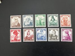 Deutsches Reich 1935  MiNr. 588-597 *   (5053)