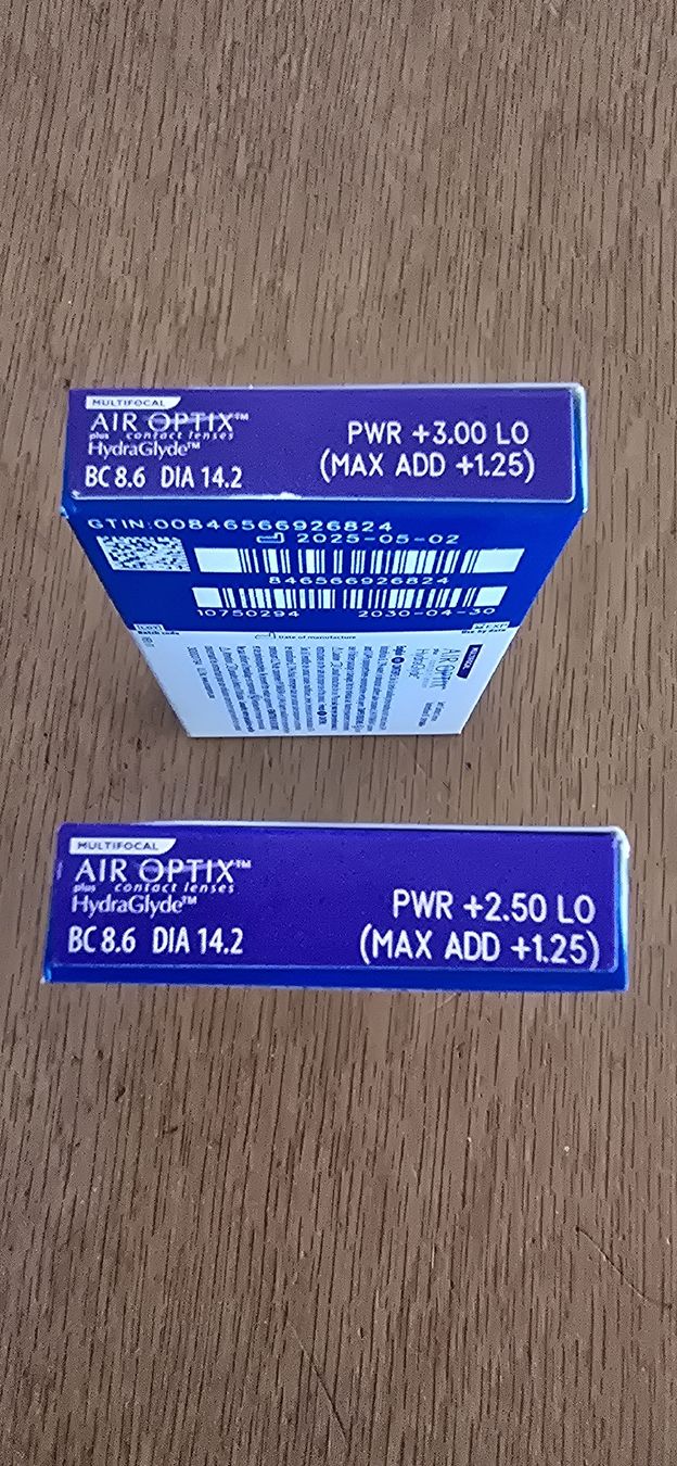 Kontaktlinsen: Alcon Air Optix +3.00 und +2.50 – Neu und originalverpackt aus Zeiningen von Efifi 1