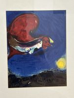 Marc Chagall Lithographie mit Rahmen guter Zustand