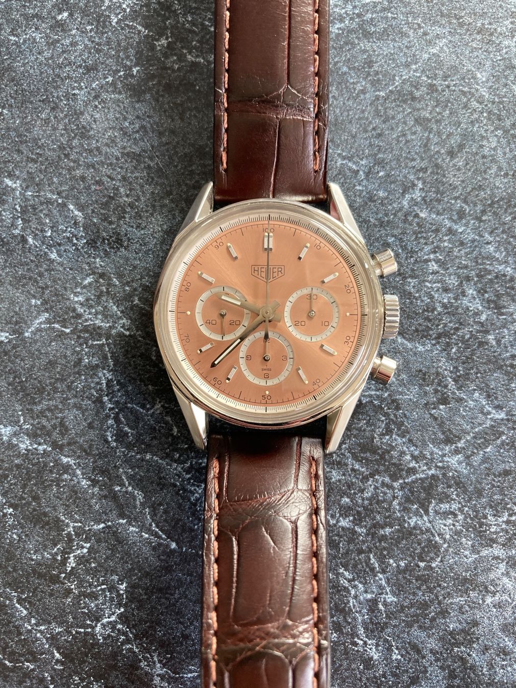 Carrera Orologi: HEUER Carrera re-edition 1964 – Usato da Binningen venduto da chr_tb7s 8