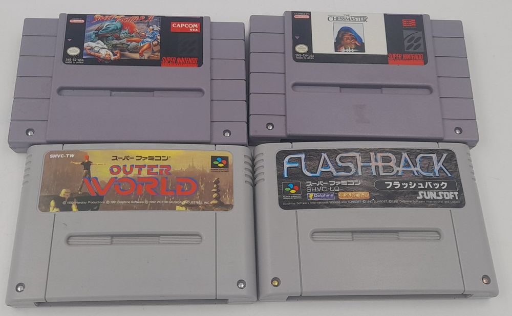 Nintendo Giochi: Lot de 16 Jeux super Nintendo 14US + 2 Jeux Jap + Adaptateur – Usato da St-Sulpice VD venduto da Davyd-a-Doc 4