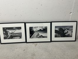 Photography Vintage Flugzeug schwarz weiss Set Luftfahrt