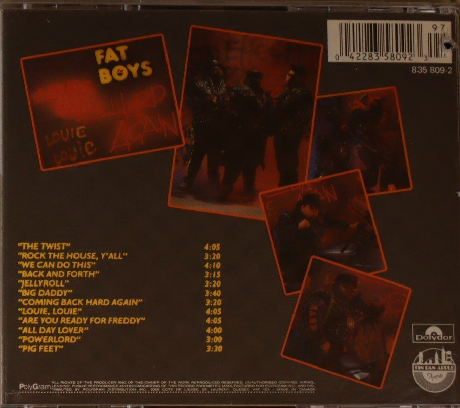 CD: Fat Boys – Coming Back Hard Again – Usato da Luzern venduto da CONTENTI 2