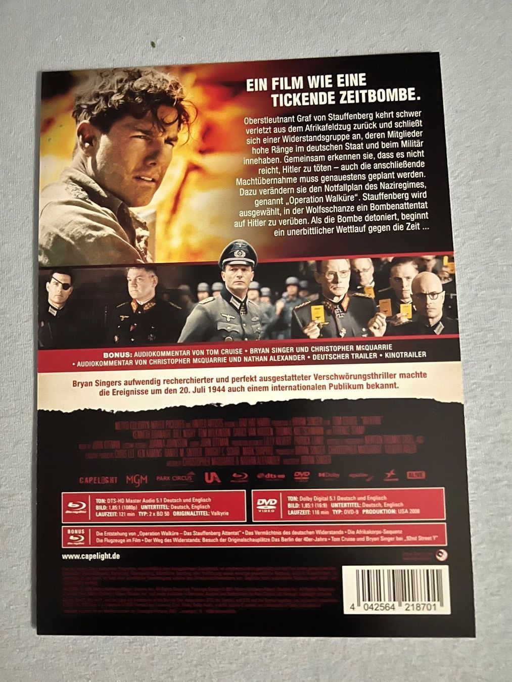 Tutti i DVDs: Operation Walküre 3 Disc Mediabook – Nuovo (secondo la descrizione) da Buckten venduto da Dominoluna 4