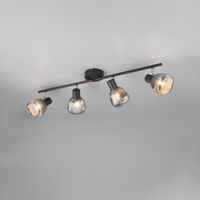 Strahler, 4 Spots, Glas, 70 cm x 13 cm