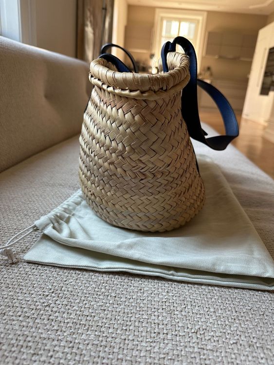 Strandkorb Strandtasche Aus Bast Loewe Tasche Basket Strandkorb