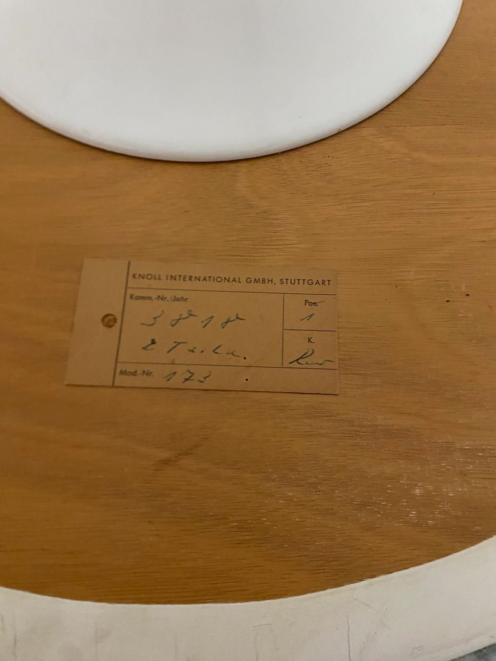 Knoll Tavoli: Original Saarinen Tulip Table Esstisch Marmor Knoll Int. – Usato da Basel venduto da MidMod20C 7