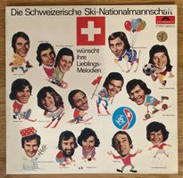 Die Schweizerische Ski-Nationalmannschaft wuenscht ihre Lieb