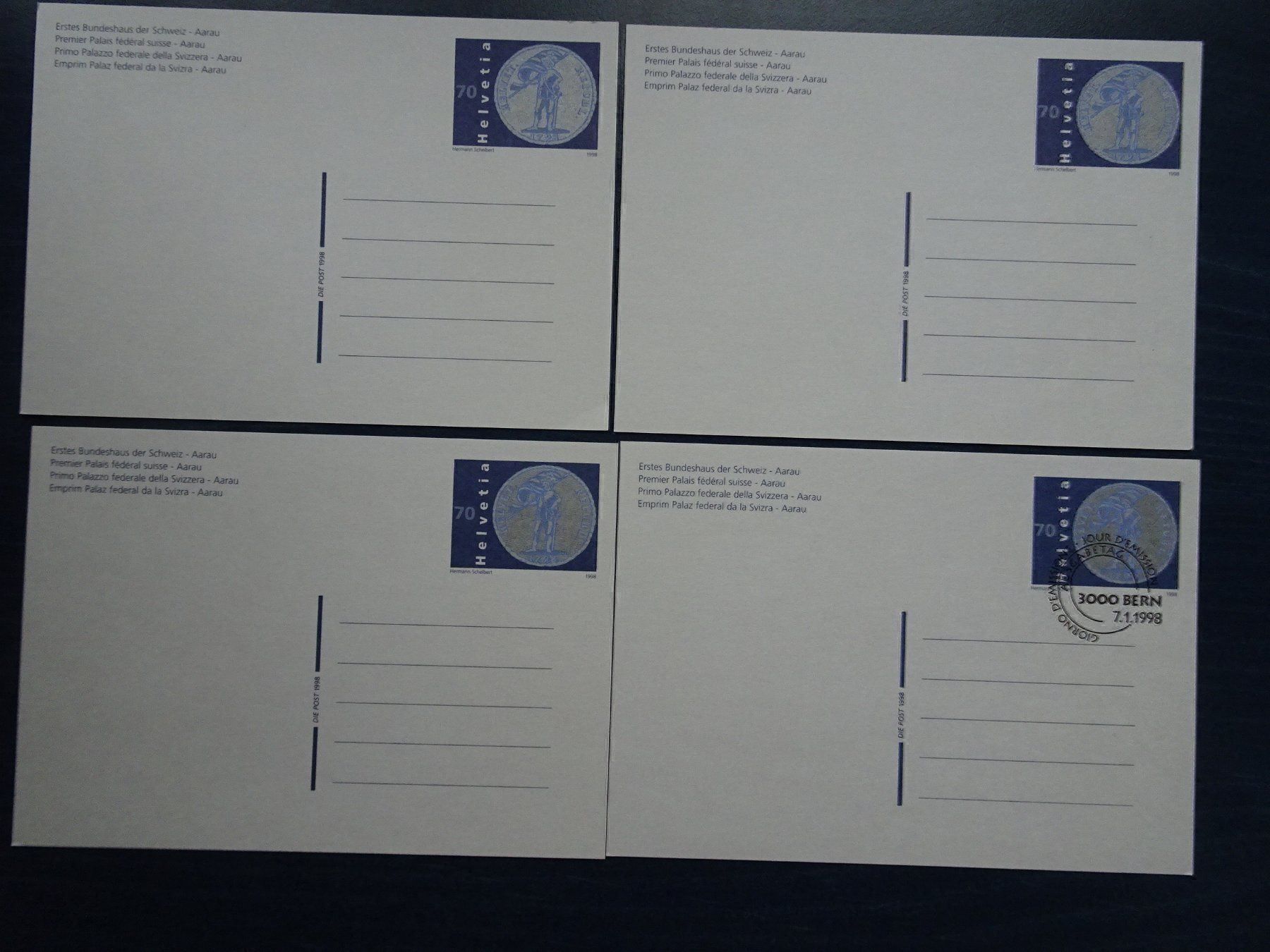 Tous les timbres: 1998**und* – Neuf (Voir description) à Aadorf par Chnorli-Furz 1