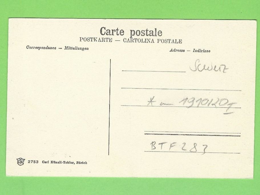 Cartoline postali: Lugano e Monte S.Salvatore – Usato da Zürich venduto da t24_de 1