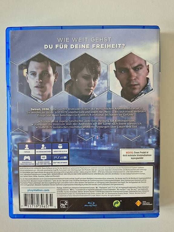 Spiele: Detroit PS4 – Gebraucht aus Horw von Mschaefer 2