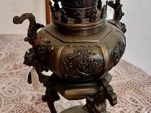 Vasi & Recipienti: Antike Bronze China Räuchervase – Usato da Schlieren venduto da Jeajet 2