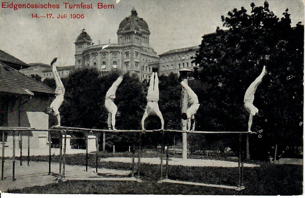Cartoline postali: Eidgenössisches Turnfest Bern 1906 – Usato da Hochdorf venduto da Ziegel-16
