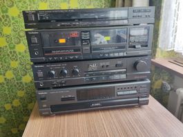 Vintage Technics Stereoanlage (Radio/Tape/CD und Verstärker)